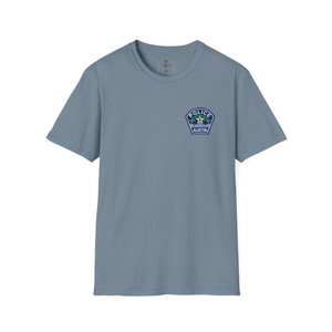 Austin Texas Police Patch Softstyle T-Shirt — Law Enforcement Small Chest Emblem Tee