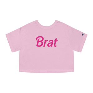 Brat Adult Champion Women's Heritage Cropped T-Shirt Brat Adult Champion Women's Heritage Cropped T-Shirt