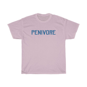 Penivore Carnivore Parody Adult Unisex Heavy Cotton Tee Penivore Carnivore Parody Adult Unisex Heavy Cotton Tee