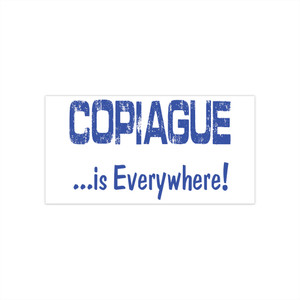 Copiague is Everywhere! White Bumper Stickers