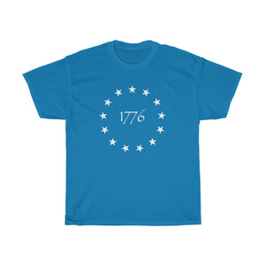 1776 13 Stars Colonies USA Patriot Unisex Heavy Cotton Tee 1776 13 Stars Colonies USA Patriot Unisex Heavy Cotton Tee
