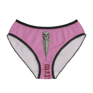 SKREW Vertebrae Logo Skull Pink Women's Briefs Screw SKREW Vertebrae Logo Skull Pink Women's Briefs Screw