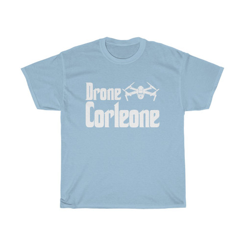 Drone Corleone Logo The Godfather Mob Mafia Parody Unisex Heavy Cotton Tee