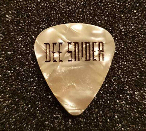 Dee Snider - Mother of Pearl Guitar Pick