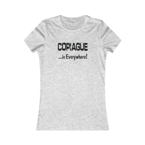 Copiague Long Island NY Black Logo Women's Favorite Tee