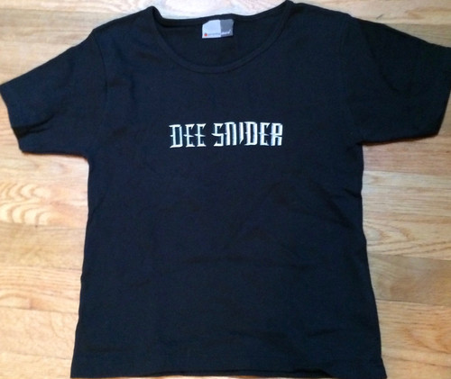 Dee Snider - 2001 European Import Girlie T-Shirt - RARE - VINTAGE