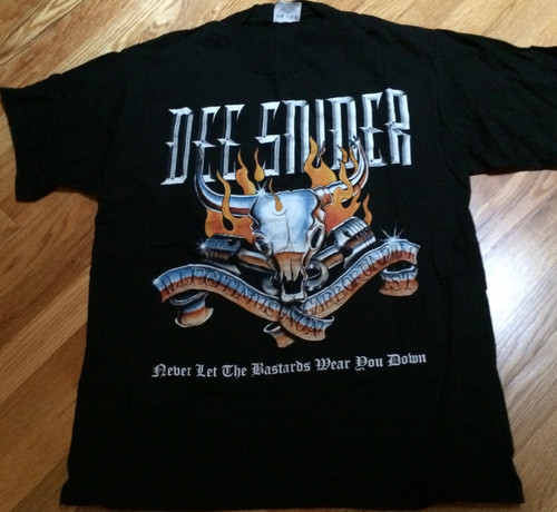 Dee Snider - 2001 European Import CDee T-Shirt - RARE - VINTAGE