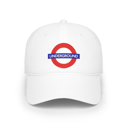 UNDERGROUND London Tube Subway Low Profile Baseball Cap