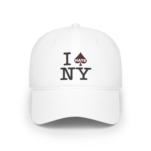 I Hate NY Spade New York Low Profile Baseball Cap