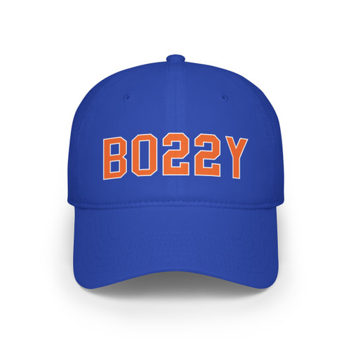 BO22Y Orange White Mike Bossy Low Profile Baseball Cap