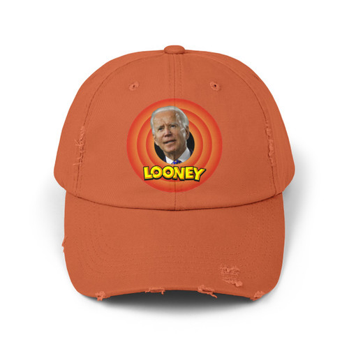 Looney Joe Biden Unisex Distressed Cap