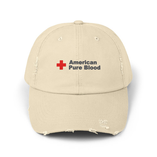 American Pure Blood Unisex Distressed Cap