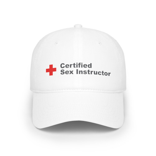 Certified Sex Instructor Low Profile Baseball Cap