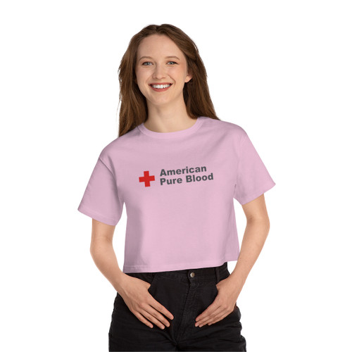 American Pure Blood Champion Women's Heritage Cropped T-Shirt