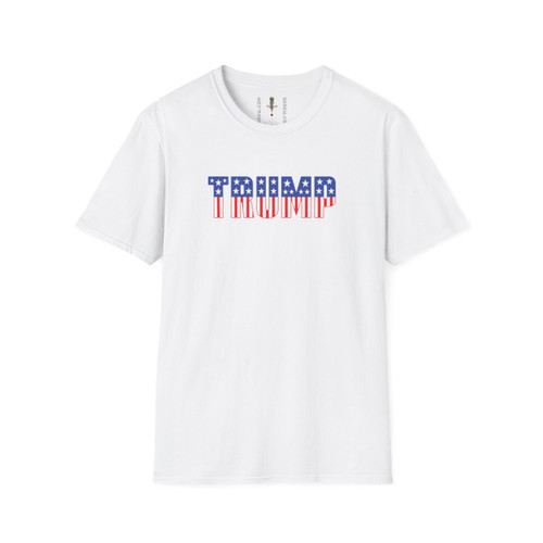 TRUMP Stars and Stripes President Donald J Trump Unisex Softstyle T-Shirt