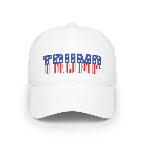 TRUMP Stars and Stripes President Donald J Trump Low Profile Baseball Cap