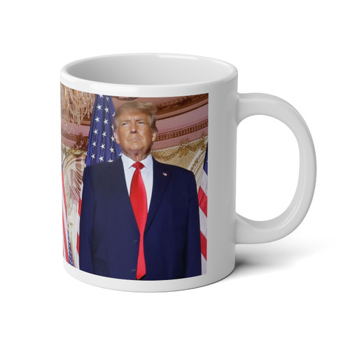 TRUMP USA Flags President Donald J Trump Jumbo Mug 20oz