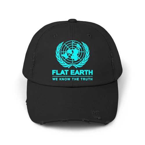 Flat Earth We Know The Truth Unisex Distressed Cap