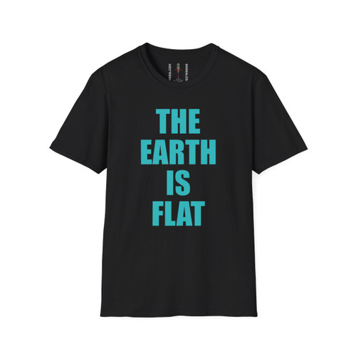 The Earth Is Flat Unisex Softstyle T-Shirt