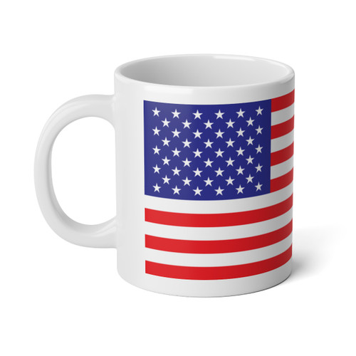 USA Flag United States of America Jumbo Mug, 20oz