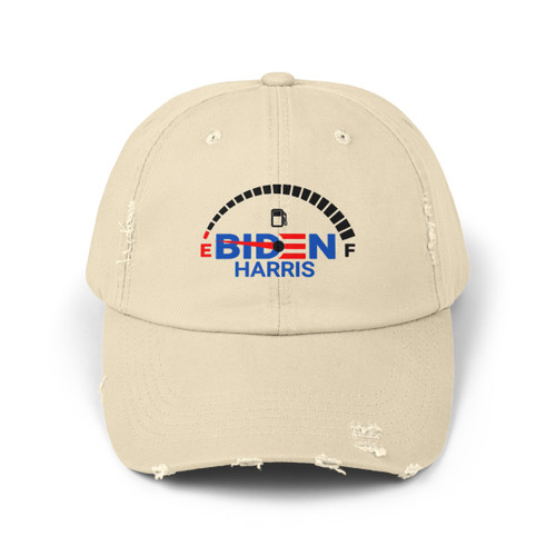 Biden Harris On Empty Sleepy Creepy Crooked Pedo Joe O'Briben Unisex Distressed Cap