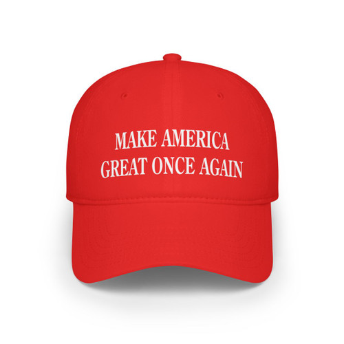 Make America Great Once Again 2024 President Donald J Trump Low Profile Baseball Cap