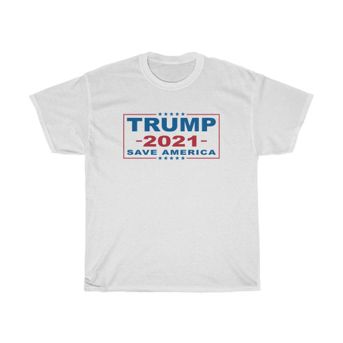 Trump 2021 Save America President Donald J Trump Patriot Unisex Heavy Cotton Tee