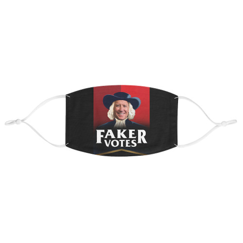 Faker Votes - Quaker Oats Joe Biden Parody Fabric Face Mask