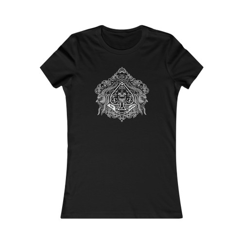 Ace of Spades Skull Gargoyle Women's Favorite Tee