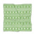 Christmas Snowflake Xmas Wrapping Paper Green Poly Scarf