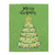 Merry Christmas Tree Xmas Green Velveteen Plush Blanket