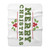 Merry Christmas Mistletoe Xmas White Sherpa Fleece Blanket