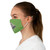 Merry Christmas Bells Xmas Green Fabric Face Mask