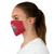 Merry Christmas Bells XMAS Red Fabric Face Mask