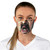Beat Up Man Face Bad Teeth Horror Halloween Fabric Face Mask
