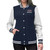 TRUMP 452020 Women's Varsity Jacket - Black & White or Navy & White or Royal & White