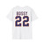 Mike Bossy 22 Blue & Orange Print New York Islanders Unisex Softstyle T-Shirt