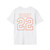 Mike Bossy 22 White & Orange Print New York Islanders Pocket 22 Unisex Softstyle T-Shirt