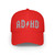 Parody AD/HD ADHD Unisex Low Profile Baseball Cap