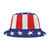 President Donald J Trump Patriotic Bright Color USA Flag Bucket Hat (AOP)