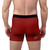 SKREW Vertebrae Logo Skull Red Men's Boxer Briefs Screw