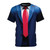 President Donald J Trump Suit Unisex Cut & Sew Tee (AOP)