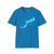 Lake Wallenpaupack Pocono Mountains PA Pennsylvania Turquoise Magenta Print Unisex Softstyle T-Shirt