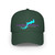 Lake Wallenpaupack Pocono Mountains PA Pennsylvania Turquoise Magenta Low Profile Baseball Cap