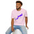 Lake Wallenpaupack Pocono Mountains PA Pennsylvania Purple White Grey Unisex Softstyle T-Shirt