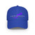 Lake Wallenpaupack Pocono Mountains PA Pennsylvania Purple White Grey Low Profile Baseball Cap