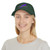 Lake Wallenpaupack Pocono Mountains PA Pennsylvania Purple White Grey Low Profile Baseball Cap