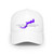 Lake Wallenpaupack Pocono Mountains PA Pennsylvania Purple White Grey Low Profile Baseball Cap