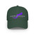 Lake Wallenpaupack Pocono Mountains PA Pennsylvania Purple White Grey Low Profile Baseball Cap