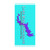 Lake Wallenpaupack Purple White Grey Turquoise Boho Beach Cloth Pocono Mountains